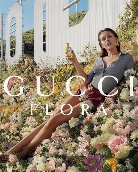 gucci flora advert girl|miley cyrus gucci shoot.